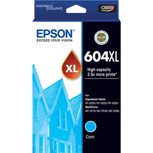 EPSON 604XL INK CARTRIDGE Cyan